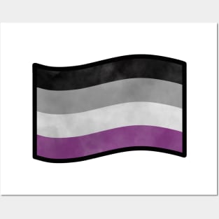 Foggy Asexual Pride Flag Posters and Art